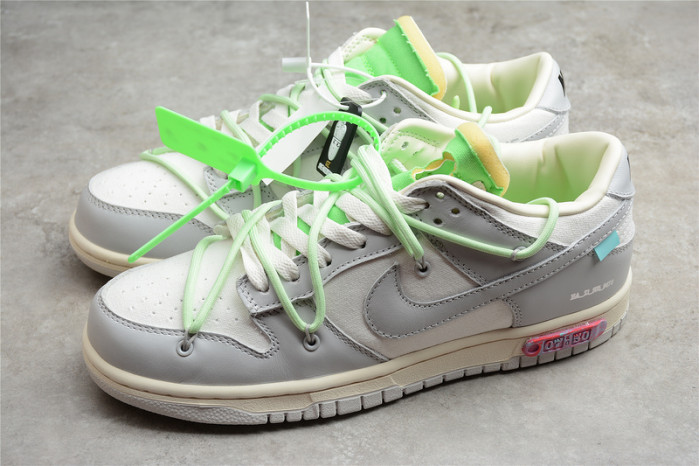 OFW X NIKE DUNK LOW “lot 07 OF 50” DM1602-108