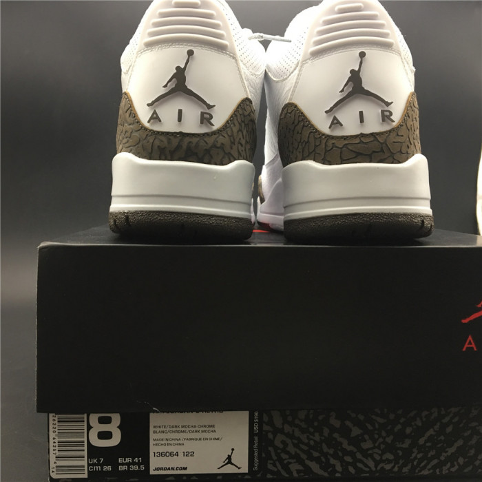 Air Jordan 3 Retro Mocha (2018) 136064-122