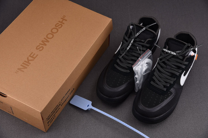 Nike Air Force 1 Low OFW Black White AO4606-001