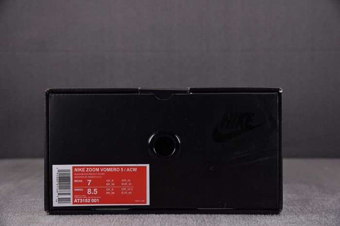 Nike Zoom Vomero 5 A Cold Wall Black AT3152-001