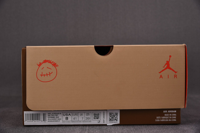 TRAVIS SCOTT X AIR JORDAN 6 “BRITISH KHAKI” DH0690-200