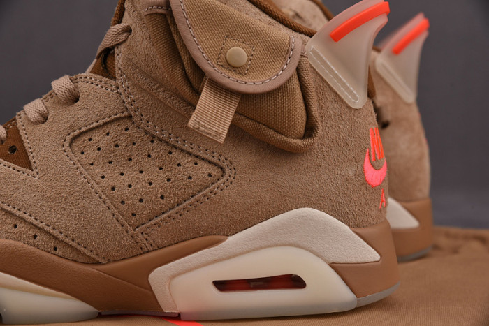 TRAVIS SCOTT X AIR JORDAN 6 “BRITISH KHAKI” DH0690-200