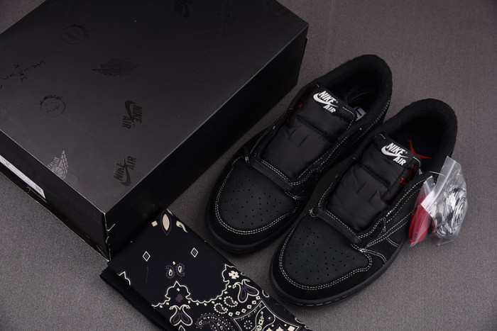 Air Jordan 1 Retro Low OG SP Travis Scott Black Phantom DM7866-001