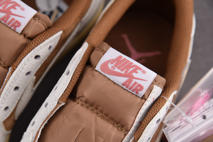 Travis Scott x Air Jordan 1 Low “Sail/Shy Pink” DM7866-106