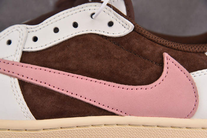 Travis Scott x Air Jordan 1 Low OG “Dark Pony/Pink Oxford” DZ4137-206