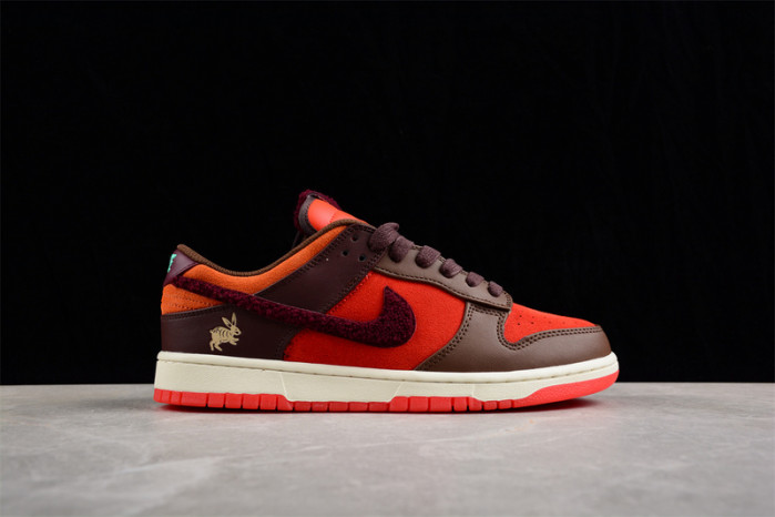 Nike Dunk Low Retro PRM Year of the Rabbit Light Crimson FD4203-661