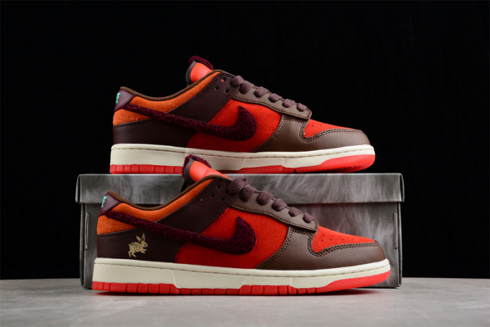 Nike Dunk Low Retro PRM Year of the Rabbit Light Crimson FD4203-661
