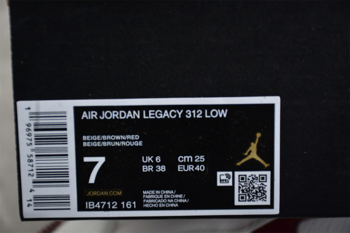 Air Jordan Legacy 312 Low Year of the Snake Burgundy Tint (2025) IB4712-161