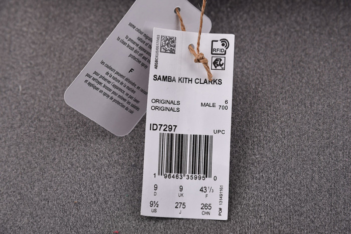 Kith x Clarks x AD Originals Samba 8 Street ID7297