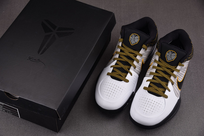 Nike Kobe 4 Protro White Black Del Sol AV6339-101